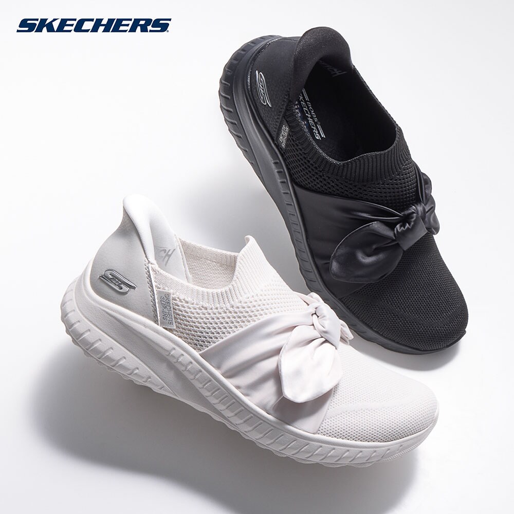 【スケッチャーズ/SKECHERS】リボンスリップインズスニーカー