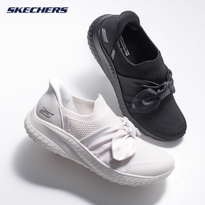【スケッチャーズ/SKECHERS】リボンスリップインズスニーカー