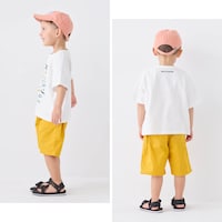 オフホワイト（海の生き物大集合）／モデル身長105cm・110サイズ着用