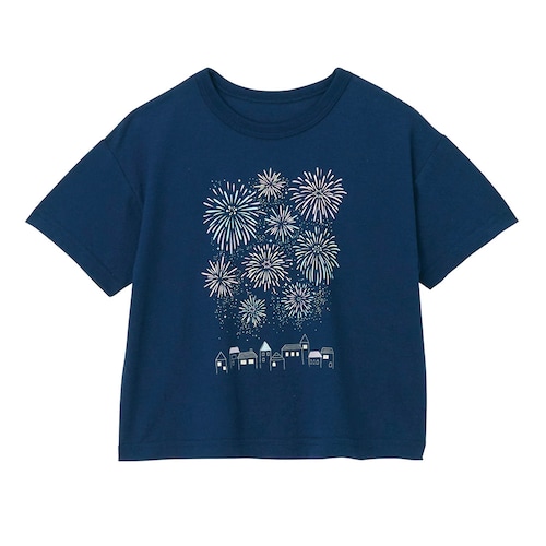 薄くて涼しい夏の夜を楽しむ半袖Ｔシャツ 【子供服】