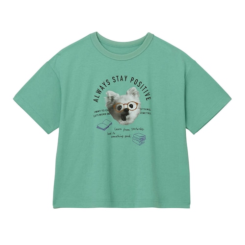 薄くて涼しいアニマル転写プリント半袖Ｔシャツ 【子供服】