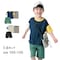 お着替えの多い夏にうれしい薄くて涼しいＴシャツ＆ハーフパンツ3点セット 【子供服 子供ズボン】