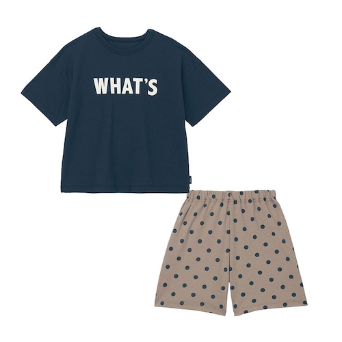 コーデが決まる薄くて涼しいＴシャツ＆ハーフパンツセット 【子供服 子供ズボン】
