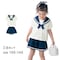 コーデが決まるセーラー襟Ｔシャツ＆キュロットパンツセット 【子供服 子供ズボン】