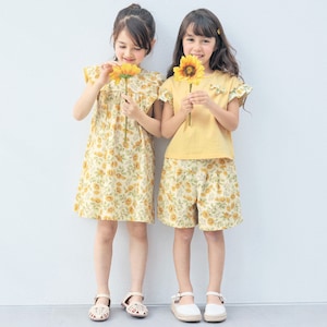 左)イエロー／114cm・110、右)110cm・110
