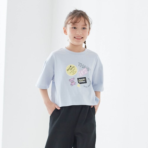 選べるプリントショート丈Ｔシャツ 【子供服】