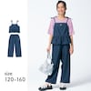 【2点セット】トップス/ボトムス▼トップス・胸元の刺繍がアクセントのシンプルなデザイン・肩のリボンと裾の切替えが愛らしい・お手持ちのボトムと合わせてもキュート▼ボトムス・トップスとお揃いの刺繍をオン・