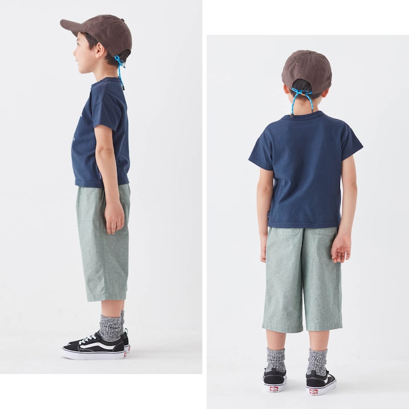 フォレストグリーン／モデル身長109cm・110サイズ着用