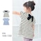 薄くて涼しいバックリボン切替えチュニックプルオーバー 【子供服 半袖】