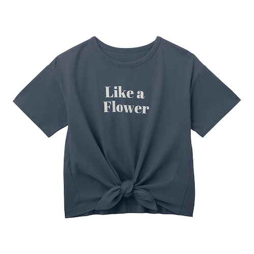 薄くて涼しい裾リボン半袖Ｔシャツ 【子供服】