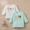 【ねこねこ食パン】プリント七分袖Ｔシャツ 【子供服】