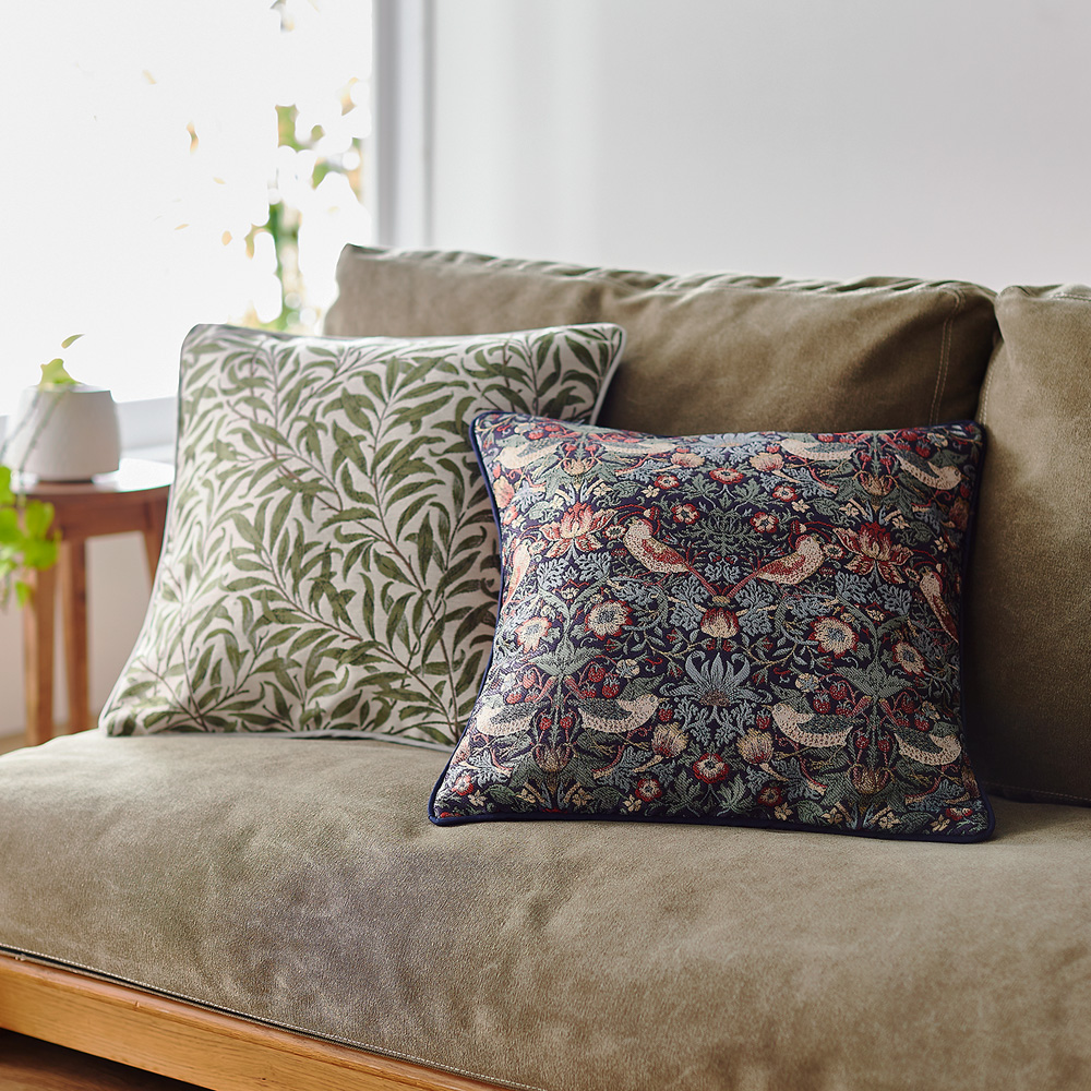 【ベルメゾン】モリスデザインのクッションカバー