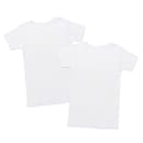 ホワイト（半袖）