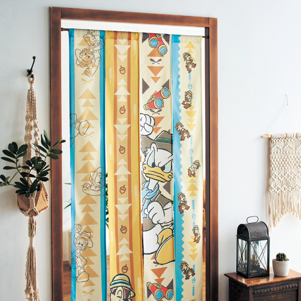 4連のれん「ドナルド&チップ&デール」(ディズニー/Disney) 4連のれん「ドナルド&チップ&デール」(ディズニー/Disney)