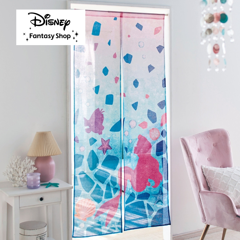 【ディズニー/Disney】透け感のあるのれん「アリエル」 【ディズニー/Disney】透け感のあるのれん「アリエル」