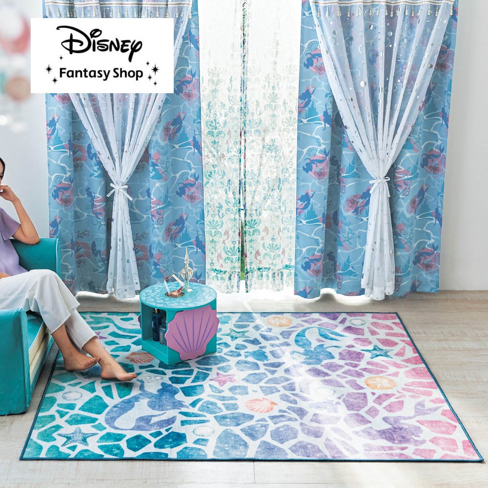 【ディズニー/Disney】海の世界をイメージしたプリントラグ「アリエル」
