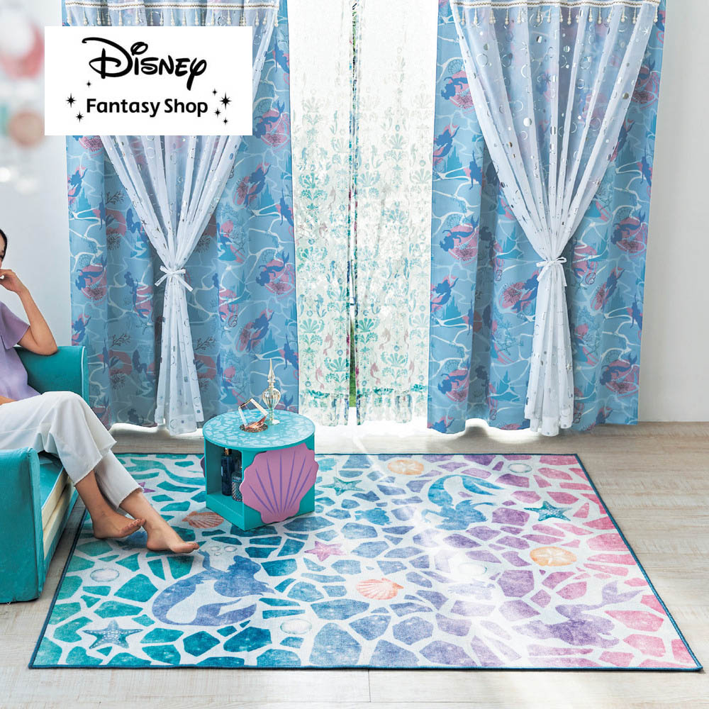【ディズニー/Disney】海の世界をイメージしたプリントラグ「アリエル」 【ディズニー/Disney】海の世界をイメージしたプリントラグ「アリエル」