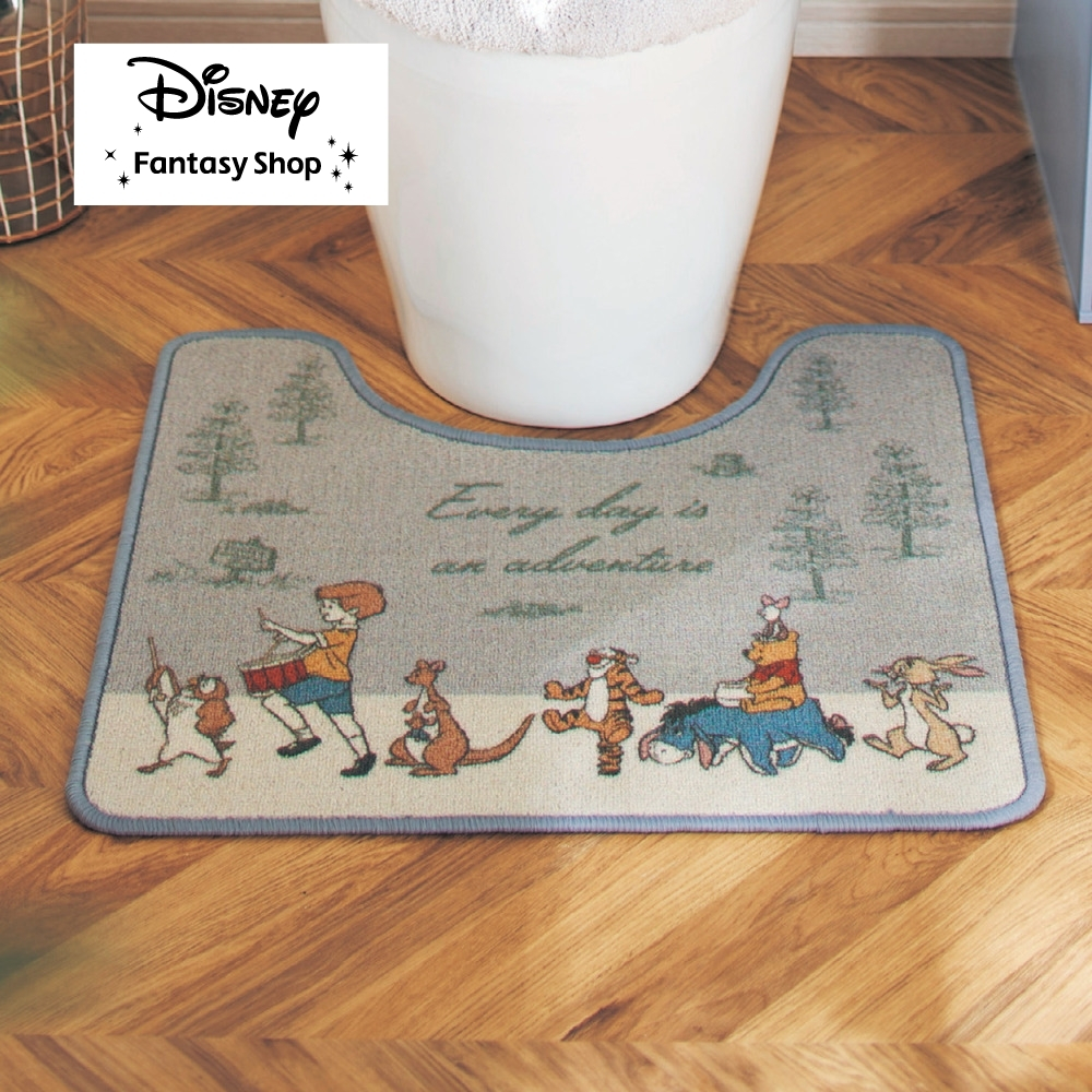 【ディズニー/Disney】プリントトイレマット「プー & フレンズ」