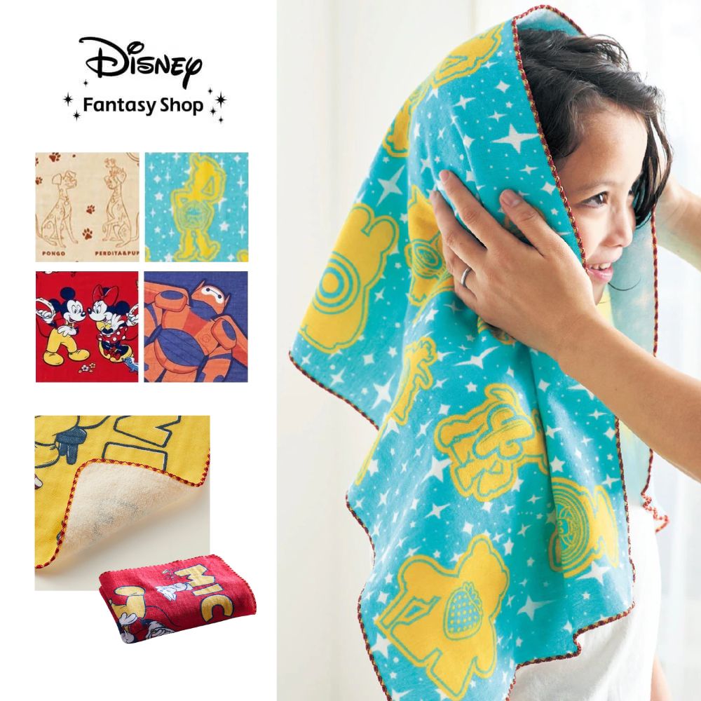 【ディズニー/Disney】広げるたび、アートにときめく。やわらかガーゼ & パイルの薄手タオル(選べるキャラクター) 【ディズニー/Disney】広げるたび、アートにときめく。やわらかガーゼ & パイルの薄手タオル(選べるキャラクター)