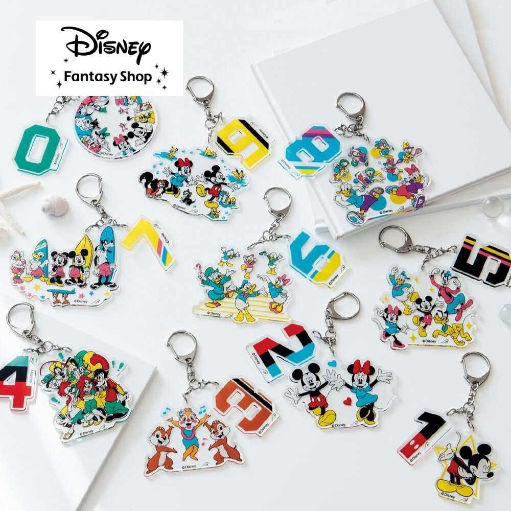 【ディズニー/Disney】ナンバーアクリルキーホルダー(選べるキャラクター)