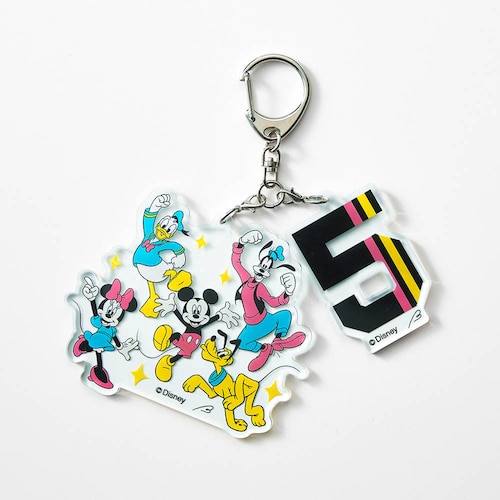 ナンバーアクリルキーホルダー(選べるキャラクター)
