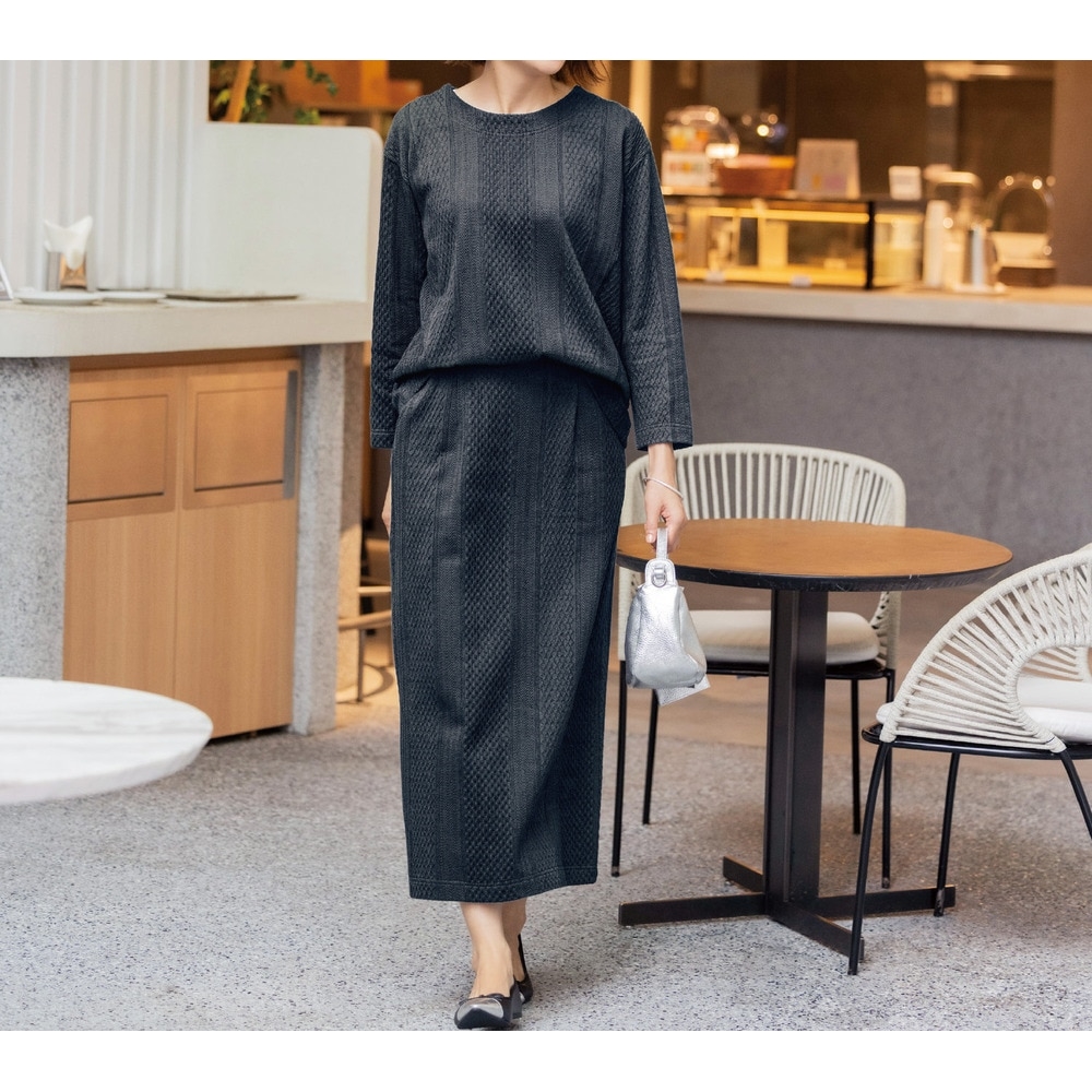 【花笑むとき/hana emu toki】ジャカードセットアップ 【花笑むとき/hana emu toki】ジャカードセットアップ