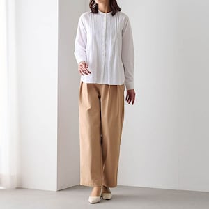 モデル身長173cm／M ※写真は撮影用のため股下+7cmになります。