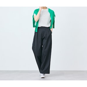 モデル身長170cm／M ※写真は撮影用のため股下+7cmになります。