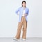 モデル身長170cm／M ※写真は撮影用のため股下+7cmになります。