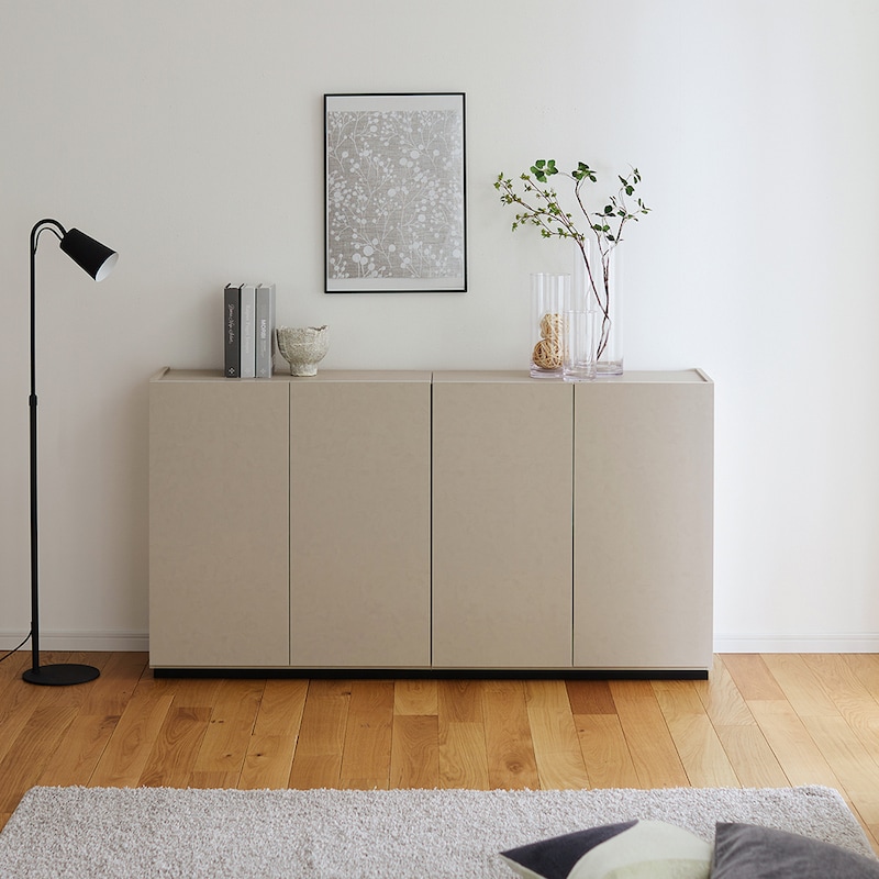 左官仕上げ風のグレージュカラーもご用意しています（商品番号：1272913）