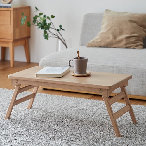 折りたたんで持ち運べるミニテーブル ＜65×30cm＞