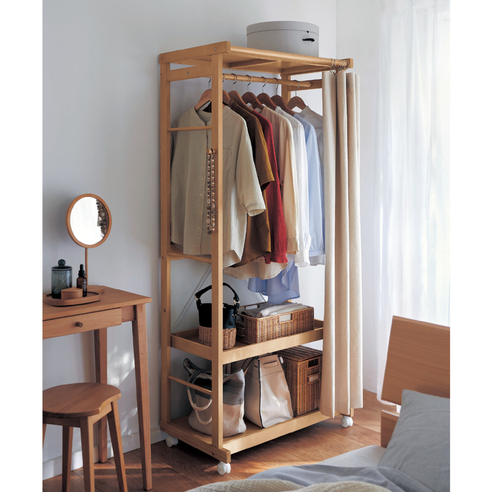 【ベルメゾン】キャスター付きハンガーラック