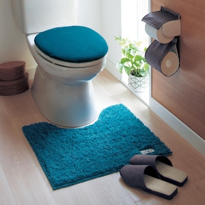 【ベルメゾン】合皮のトイレットペーパーホルダー & スリッパ