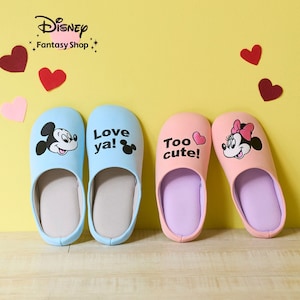 【ディズニー/Disney】洗えるもっちり低反発ウレタン入り快適スリッパ(選べるキャラクター)