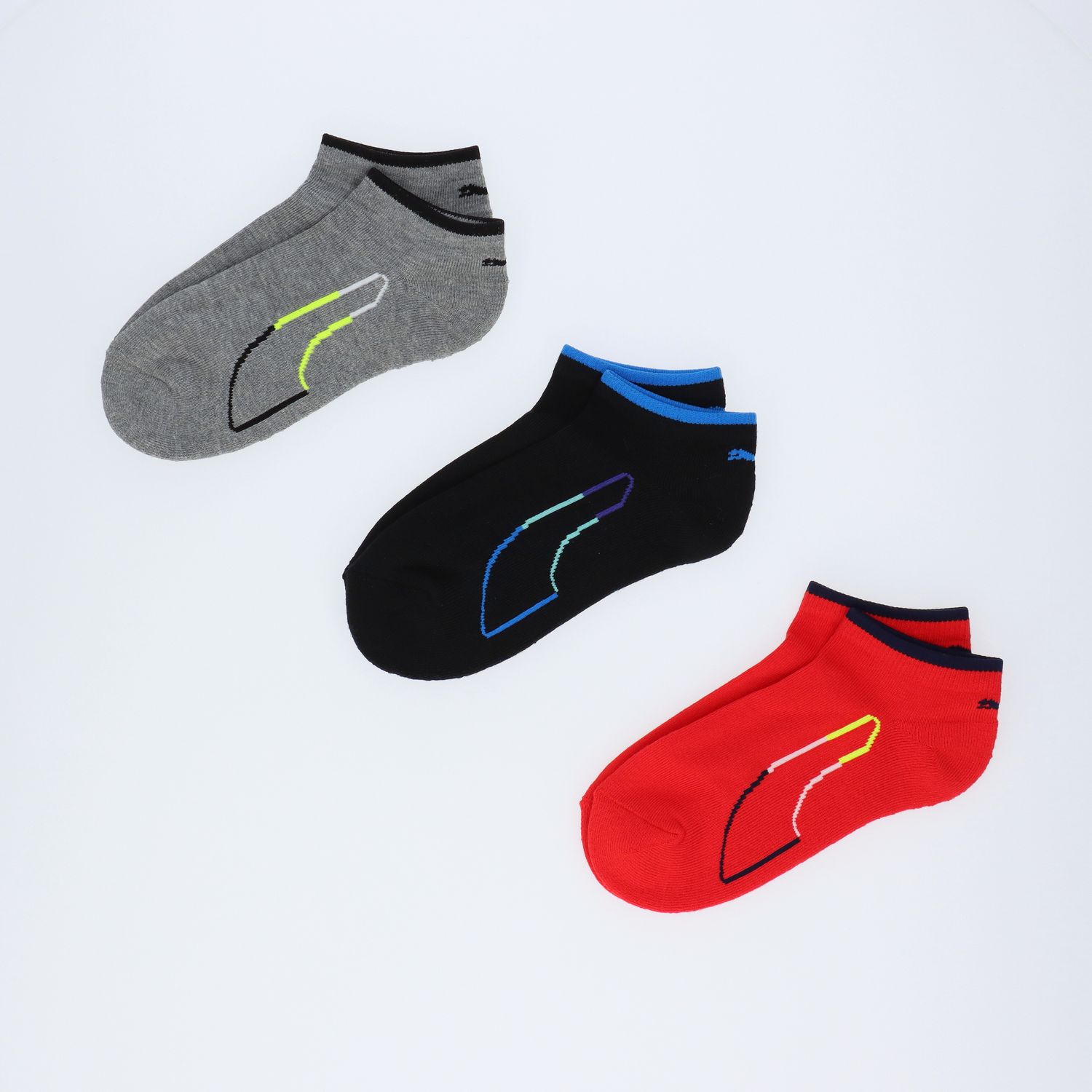 【プーマ/PUMA 】PUMAスニーカーソックス3足組