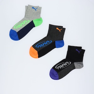 【プーマ/PUMA 】PUMAクォーターソックス3足組