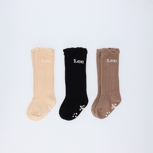 【リー/LEE】Leeトドラーハイソックス3足組