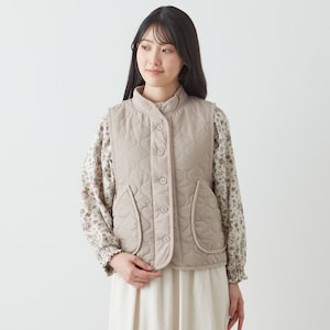 【レゾリヴァード/Les Olivades】キルト中綿ベスト