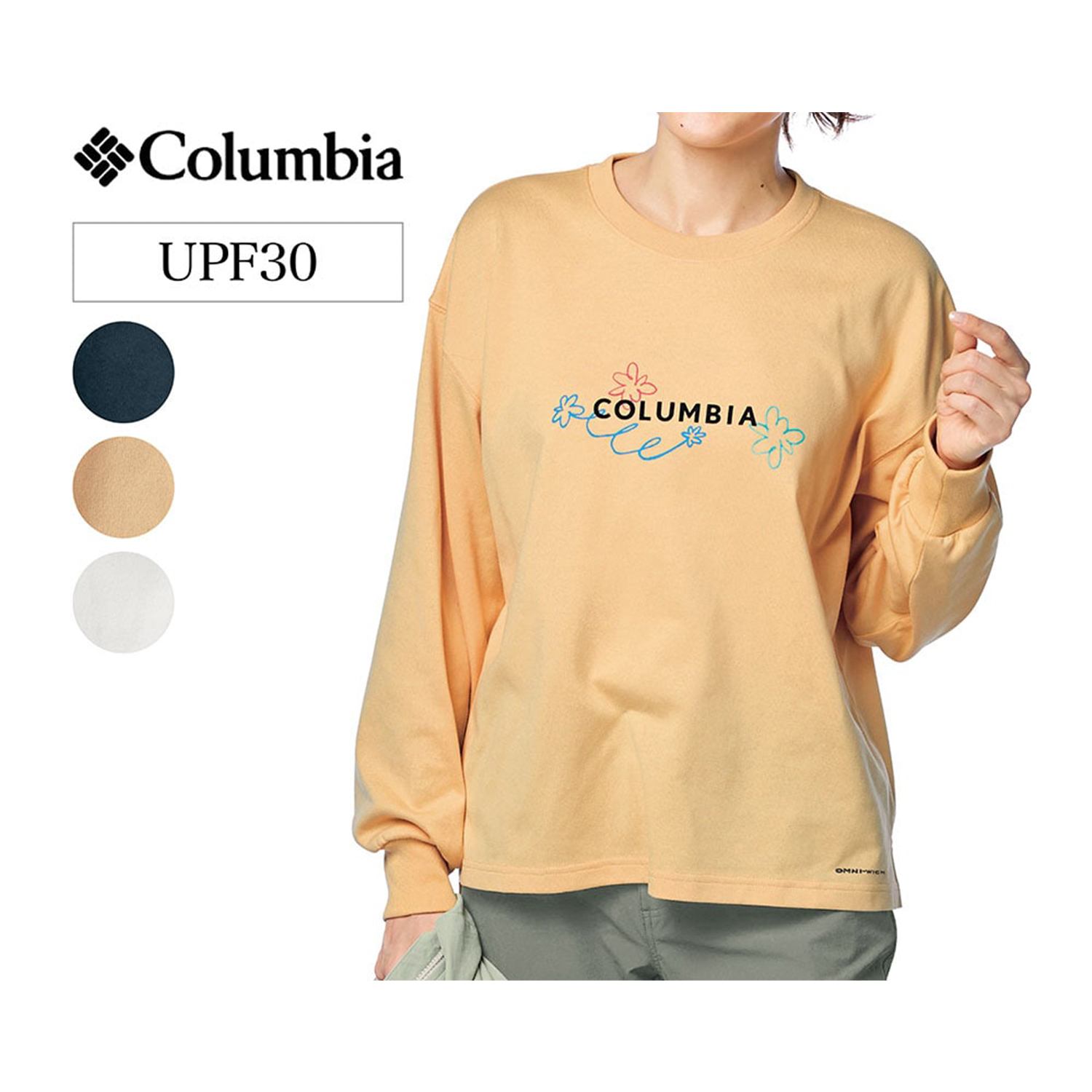 【コロンビア/Columbia】長袖プリントTシャツ