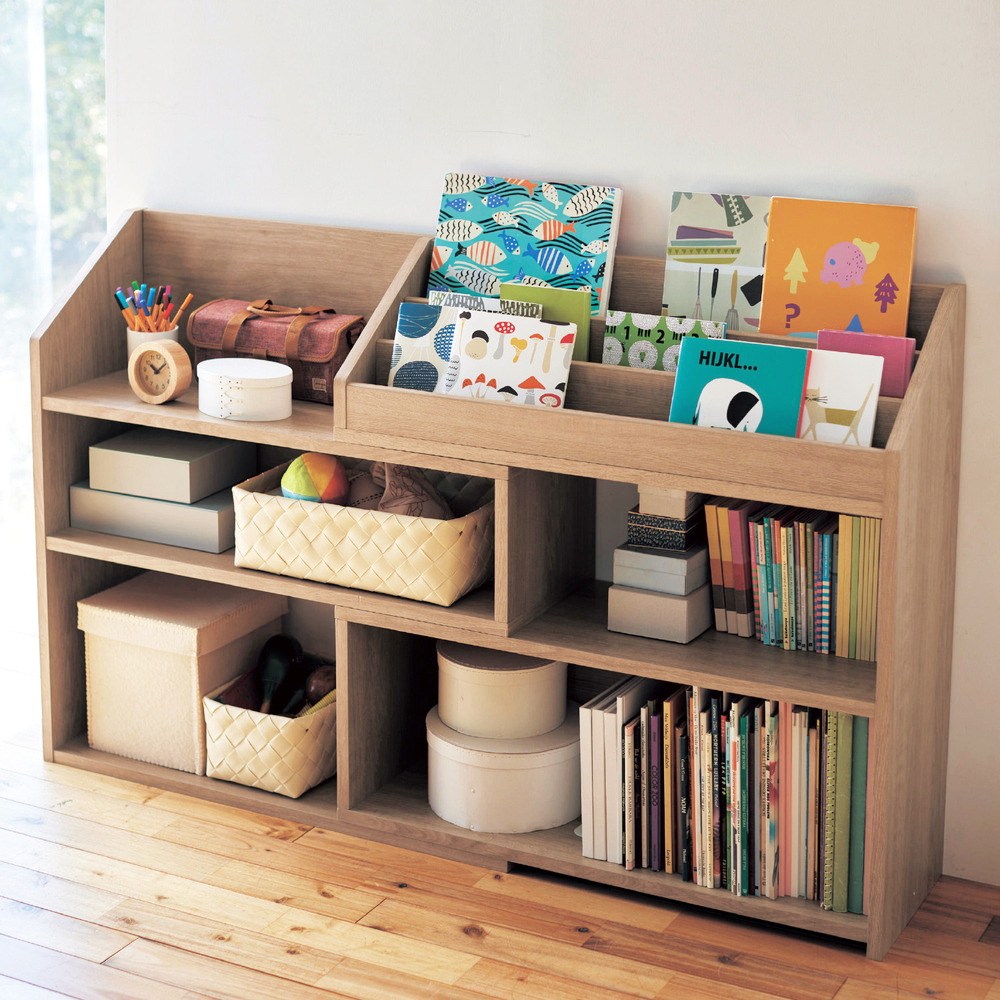 【BELLE MAISON DAYS】ランドセルラックにもなる伸縮絵本棚 【BELLE MAISON DAYS】ランドセルラックにもなる伸縮絵本棚