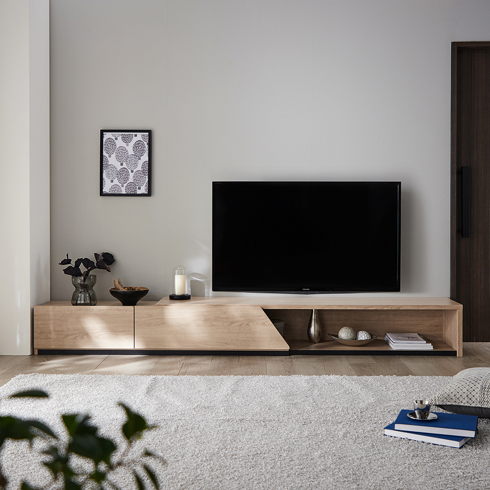 【BELLE MAISON DAYS】すっきり暮らすにこだわったスライドテレビ台