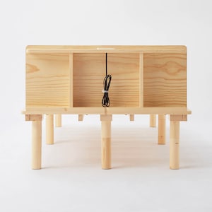 ヘッドボード部背面