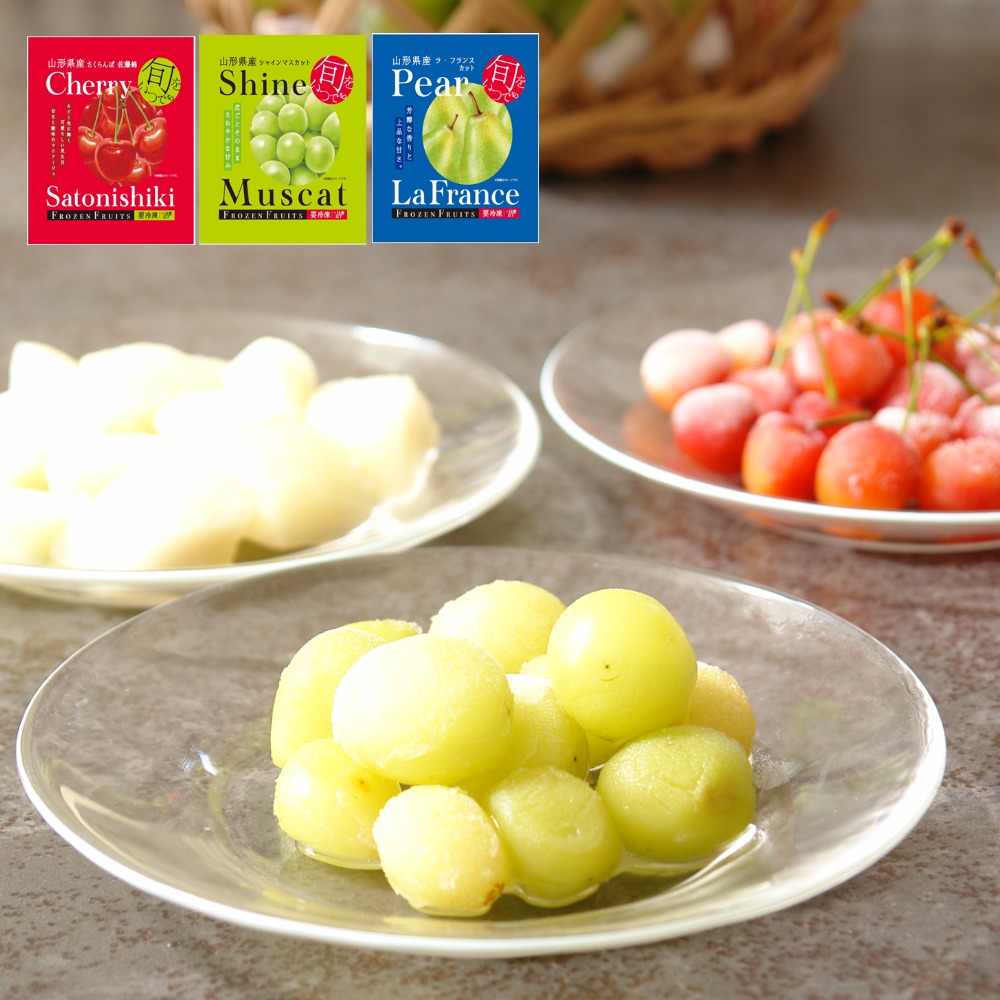 【ベルメゾン】凍眠(冷凍)フルーツ3種類セット 3種×各2袋