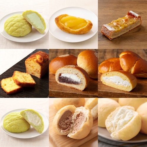 神戸屋のデザートパンセット 9種