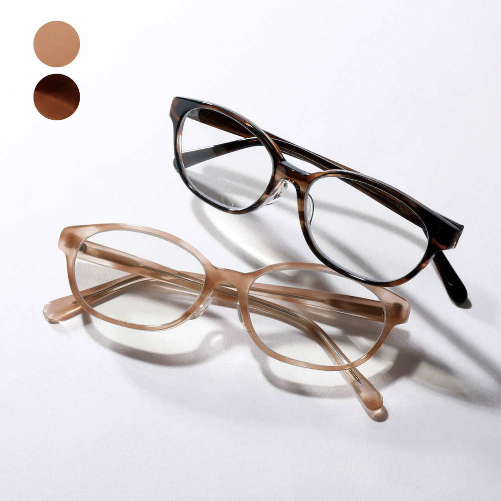 【ベルメゾン】鯖江製フレーム遠近両用リーディンググラス[日本製]