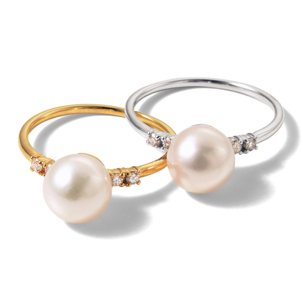 【ベルメゾン】【受注生産】宇和島産あこや真珠リング[日本製]