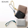 【ヴュレ/Beau're】ストラップ付き本革ミニ財布
