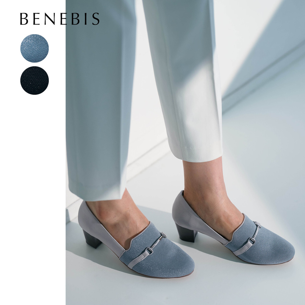 【ベネビス/BENEBIS】夕方快適ストレッチビットパンプス 【ベネビス/BENEBIS】夕方快適ストレッチビットパンプス