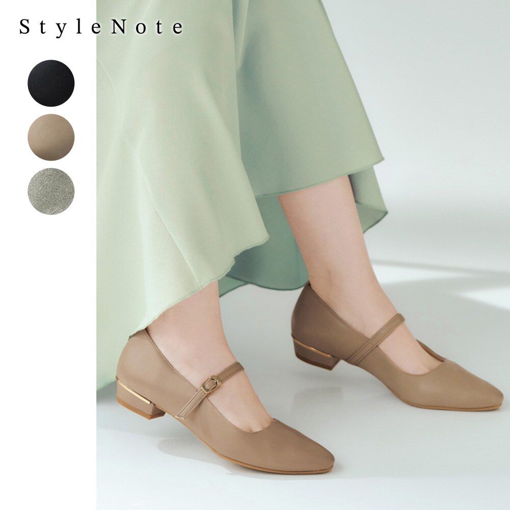 【スタイルノート/StyleNote】【4月3日まで返品送料無料!】 ※ ストラップパンプス[日本製]