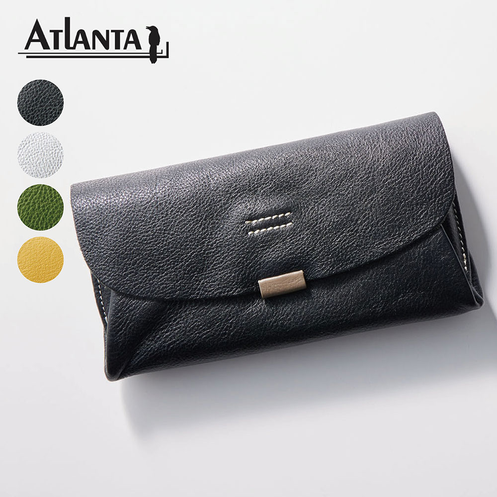 【アトランタ/ATLANTA】一枚革のやわらか長財布